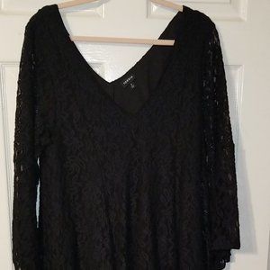 Torrid - Black Lace Skater dress